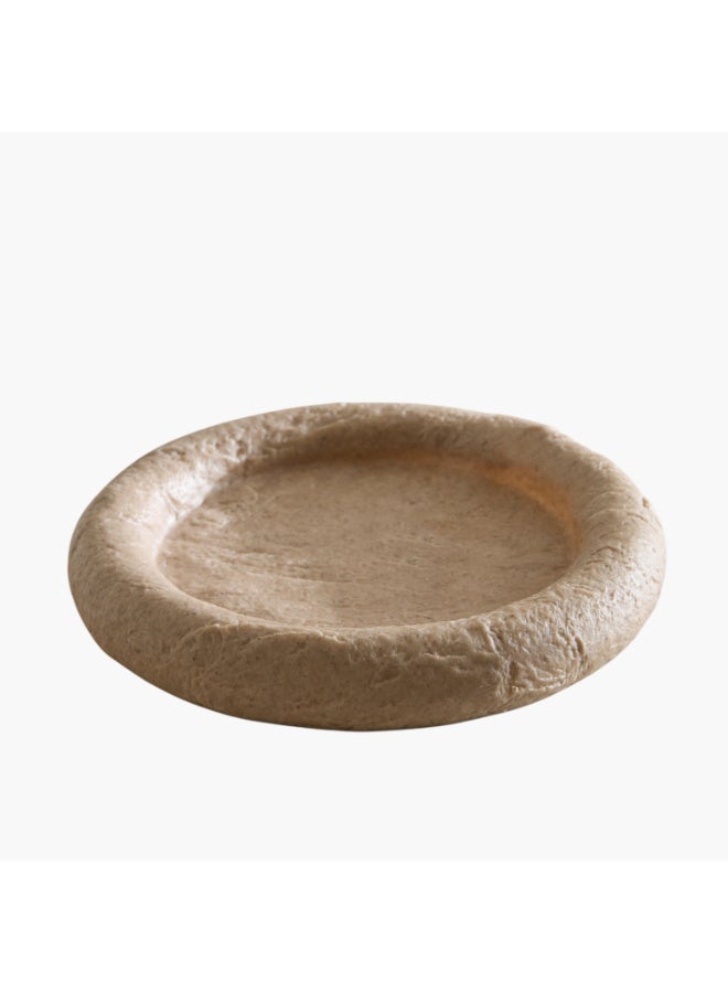Home Box Round Tray in Travertine Finish for Home Decor - Image 5